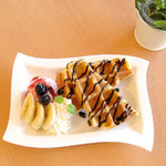 ￥420 チョコバナナワッフル